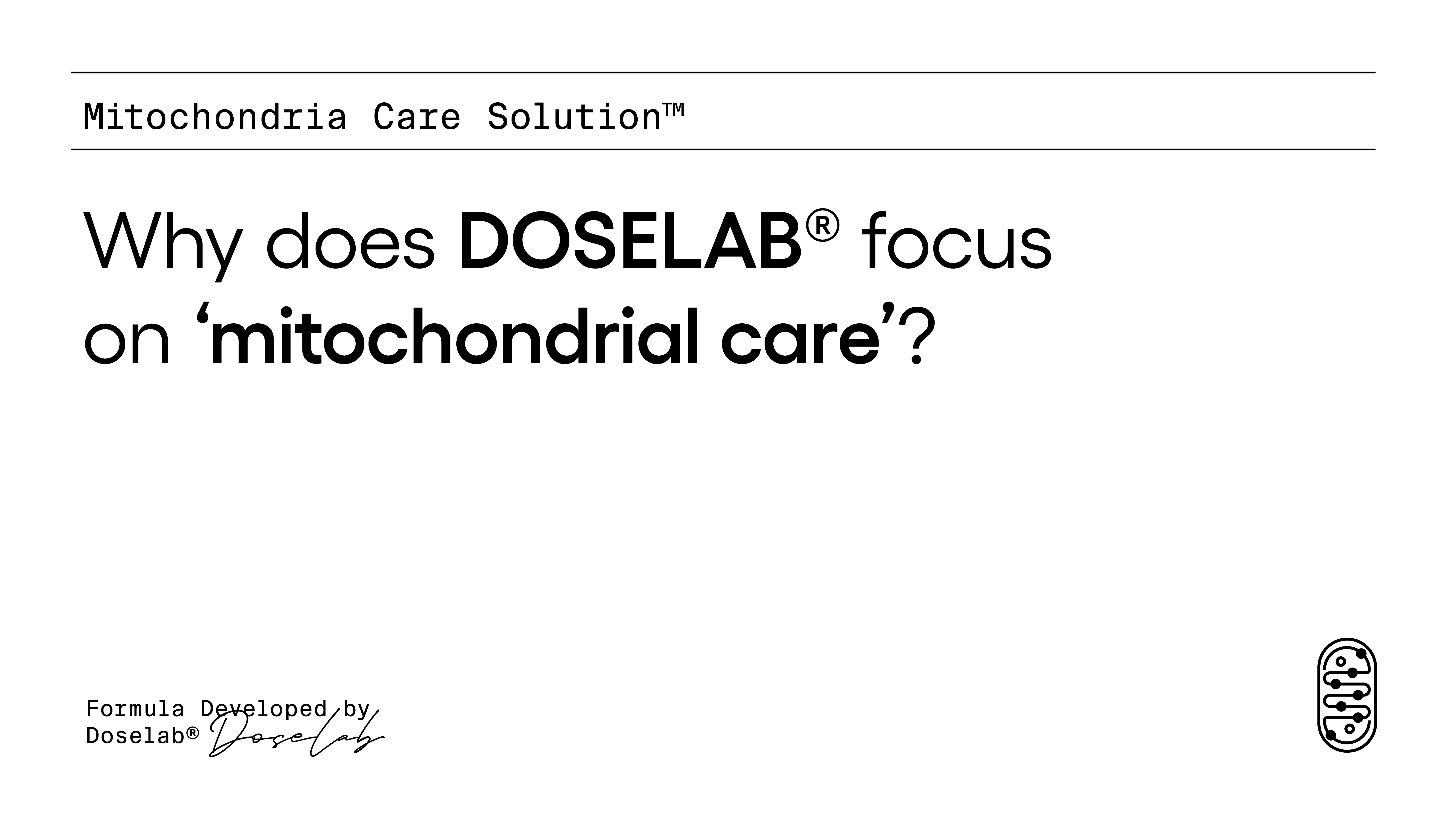 Mitochondrial Care Solution™ – DOSELAB